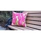 preview thumbnail 15 of 14, Sunset Tulip 18 inch Floral Decorative Outdoor Pillow