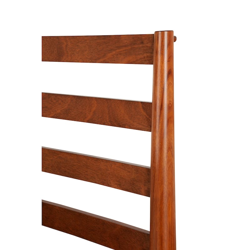 Queen Bed with Slat Headboard & Nailhead Trim - Bedroom Furniture Set