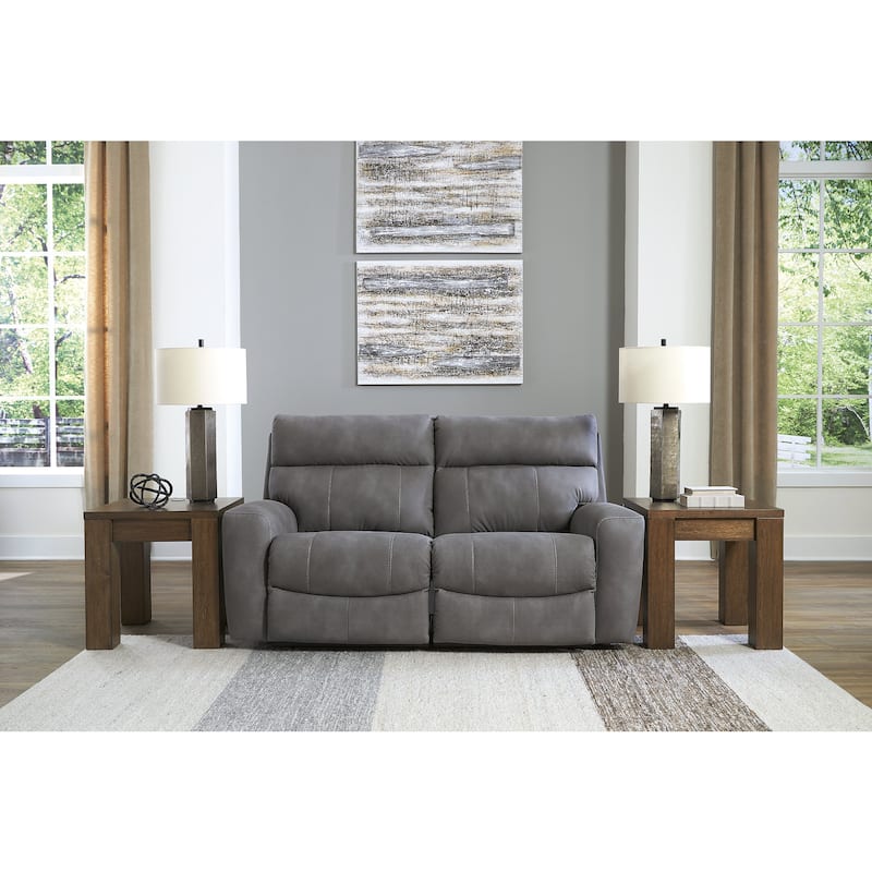 Signature Design by Ashley Next-Gen DuraPella 2-Piece Power Reclining Sectional Loveseat - 77"W x 42"D x 41"H