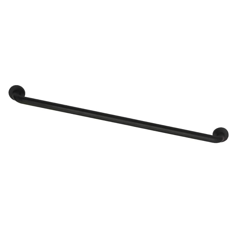 Kingston Brass Meridian 42-Inch x 1-1/4-Inch O.D Grab Bar - Matte Black