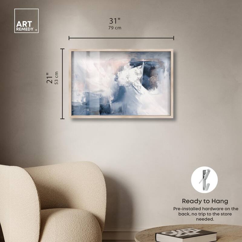 Blue Rapture II Shadowbox by Art Remedy