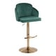 preview thumbnail 31 of 53, Porch & Den Dahlia Adjustable Bar Stool with Rounded T Footrest (Set of 2)