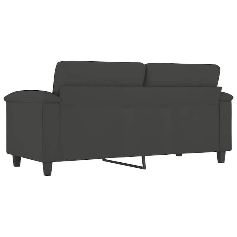 vidaXL Sofa Chair Living Room Upholstered Chair with Armrest Microfiber Fabric