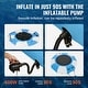 preview thumbnail 7 of 9, 6.5ft Inflatable Recreational Water Trampoline Bounce Swim Platform with 3-Step Ladder and Electric Air Pump