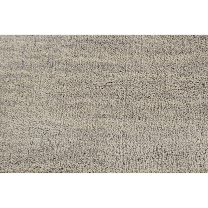 Feizy FZRG55741 Ferron 8' x 8' Wool Hand Loomed Solid Round Area Rug