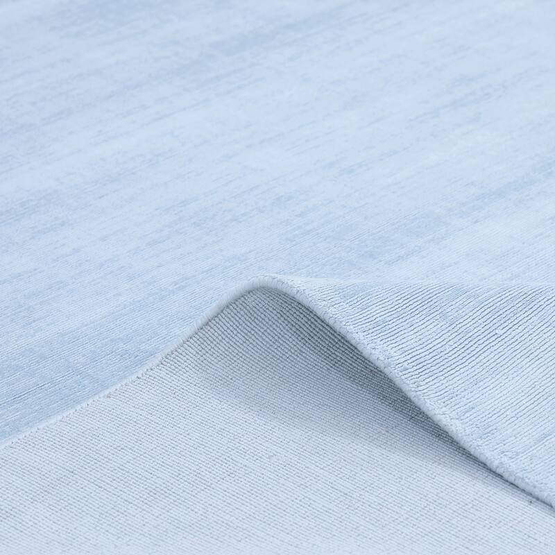 Overton Handmade Modern Contemporary Solid Area Rug