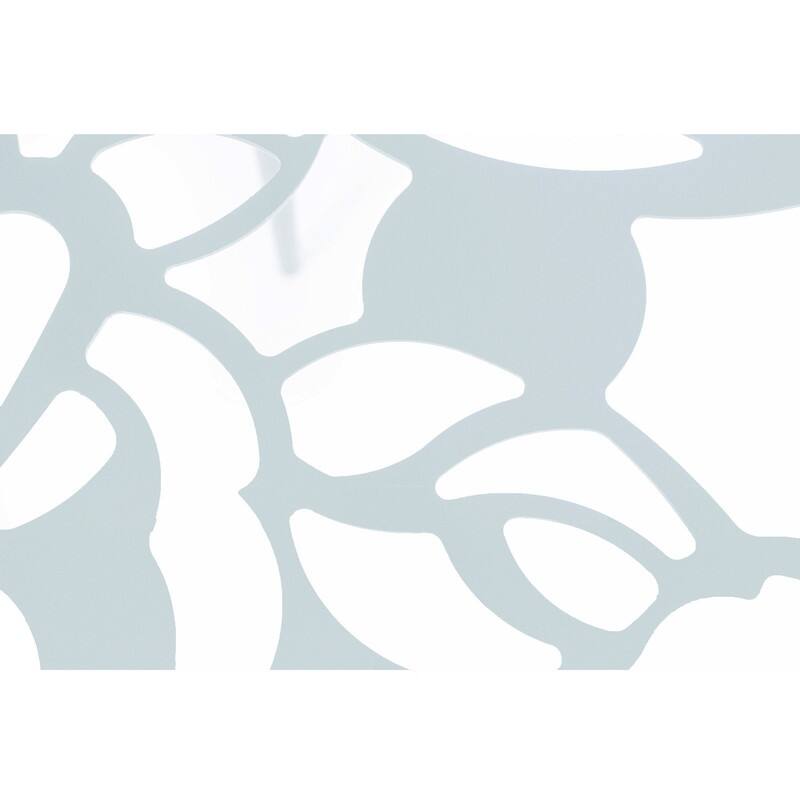 Devon Outdoor Bistro Aluminum Dining Table with Floral Cutout and Weather Resistant for Patios & Garden - 29 x 31.1