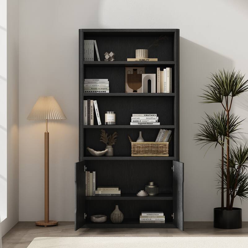 Manhattan Comfort Rivington Modern 40 In Bookcase Cabinet