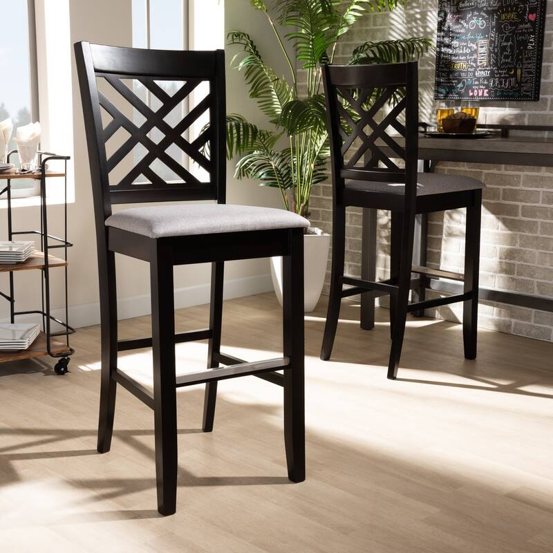 Jason Modern and Contemporary 2-Piece Bar Stool Set