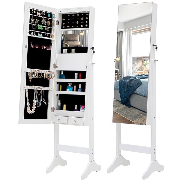 TiramisuBest Bedroom Jewelry collection Storage Mirror Cabinet dresser. Opens flyout.