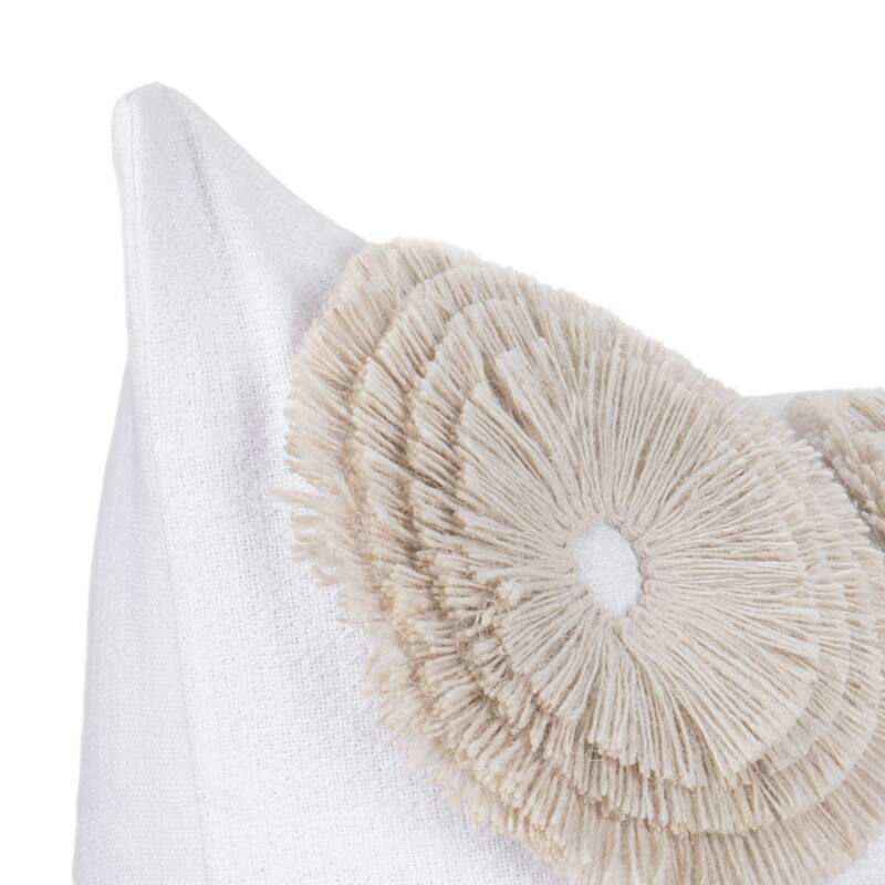 Villa by Classic Home Halston 22" Cotton Linen Blend Throw Pillow