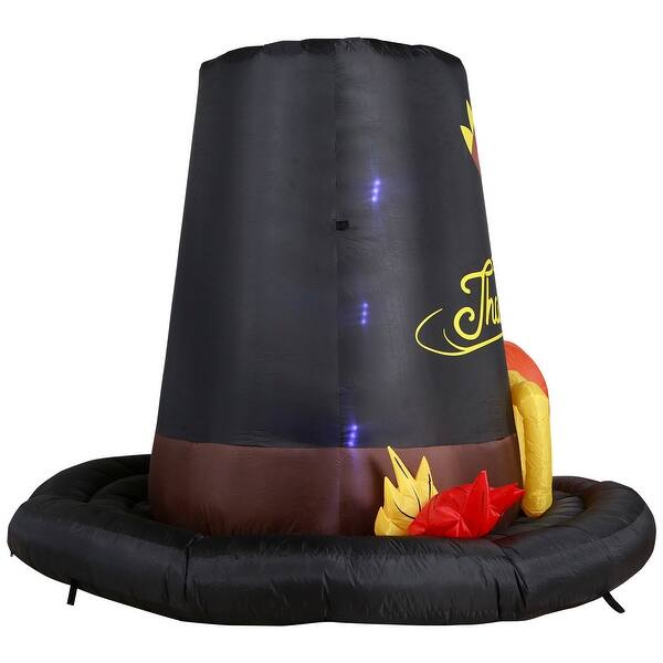 Shop Holidayana 6 Ft Tall Inflatable Thanksgiving Pilgrim Hat