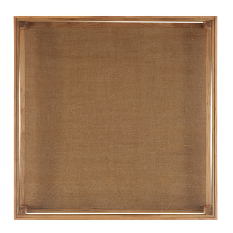 SAFAVIEH Couture Nicolella Solid Wood/Glass Top Square Coffee Table - 40"W x 40"D x 17"H