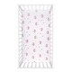 preview thumbnail 1 of 8, Sammy & Lou Blooming Ballet Pink, White and Gray 4 Piece Crib Bedding Set Flowers