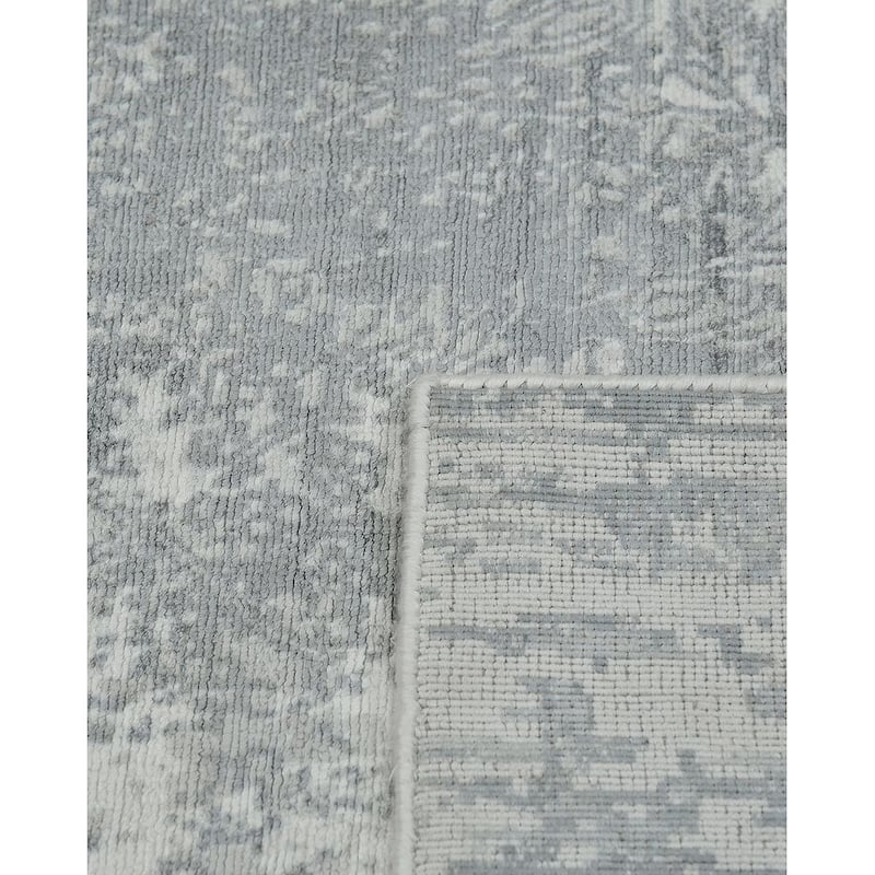 Overton Handmade Modern Contemporary Floral Area Rug