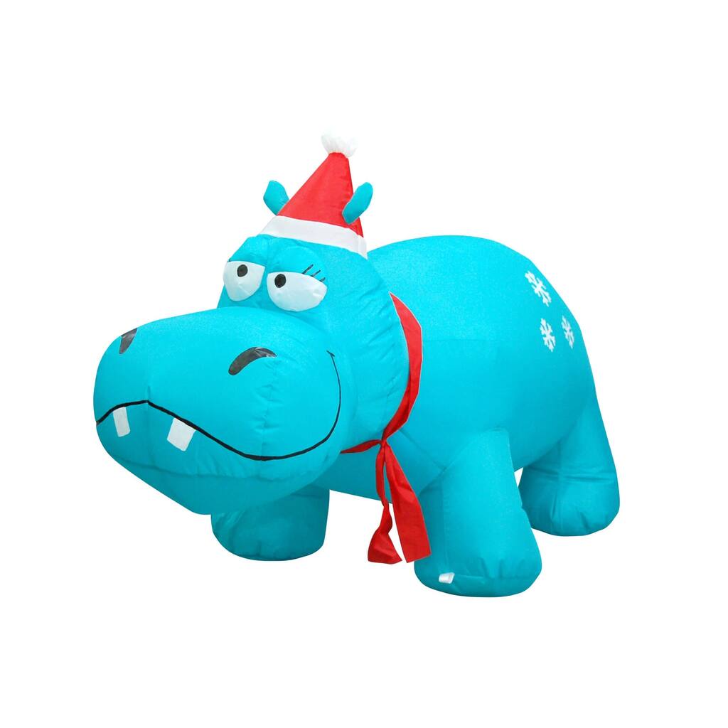 4FT Inflatable Hippo