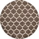 preview thumbnail 65 of 66, Contemporary Akiva Collection Area Rug 8' Round - Light Brown