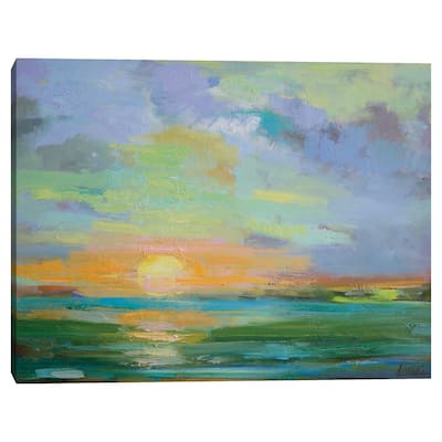 Sherbert Sunset by Alexi Fine Canvas Art Print