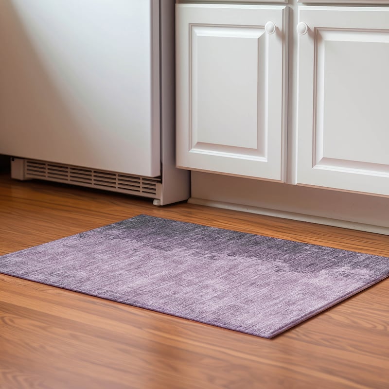 Premium Washable Super Soft Mayfield Rug - Lavender - 1'8" x 2'6"