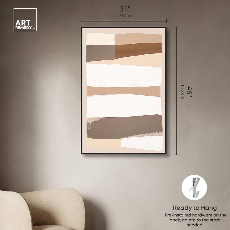 Linear Landscape I Canvas by Art Remedy