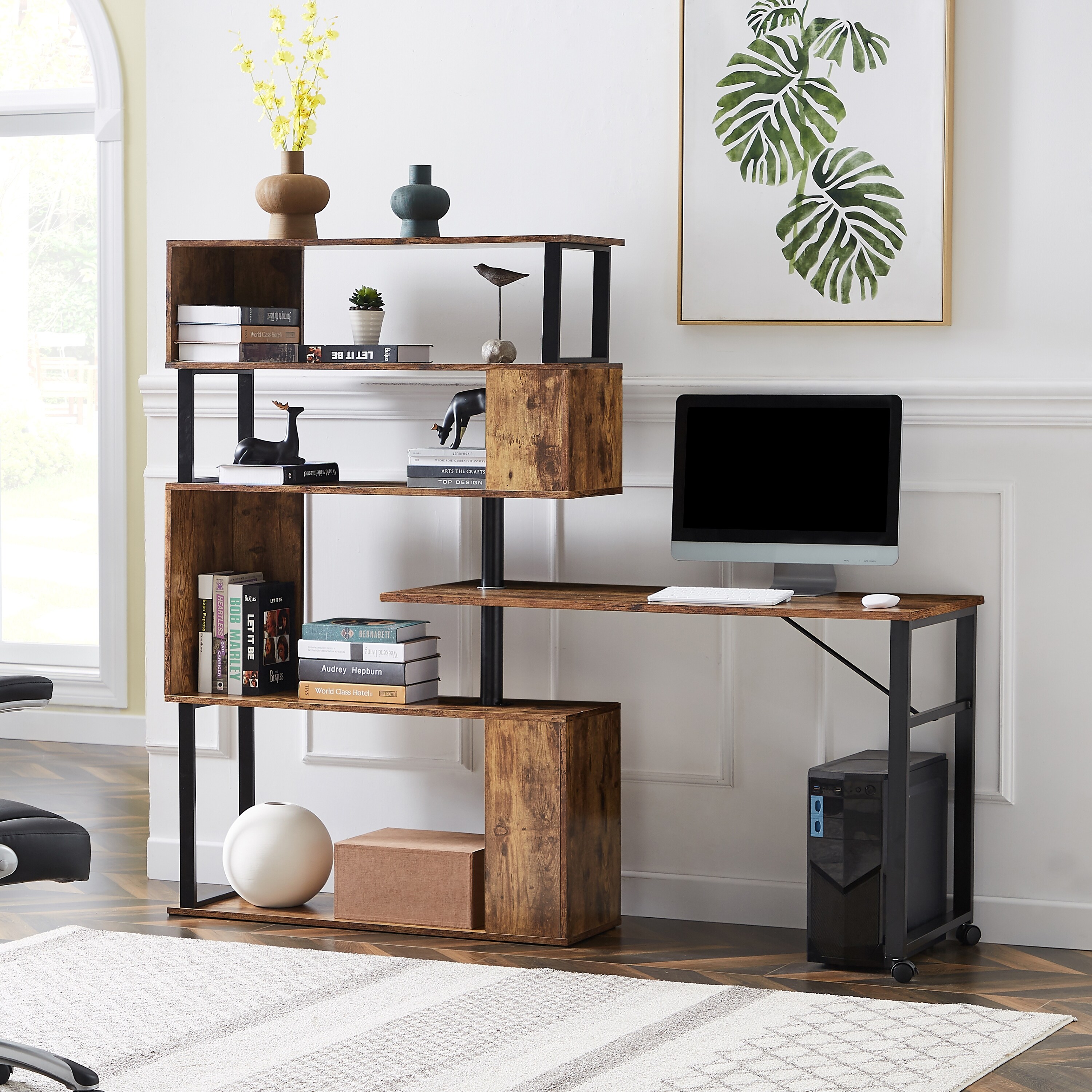 Rotating computer online table