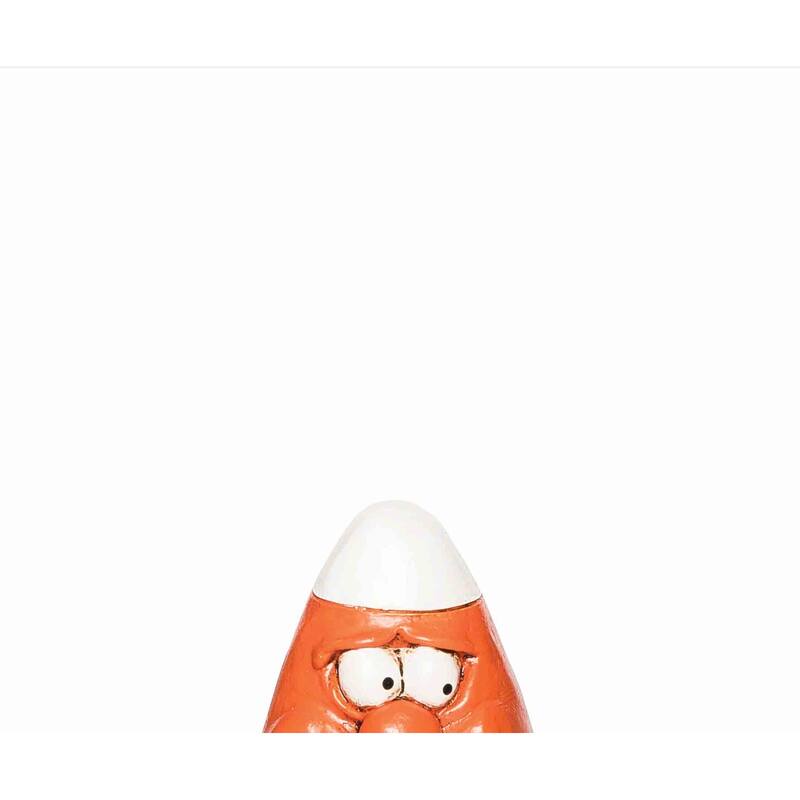 Yikes Face Candy Corn Figurine - Yellow