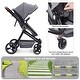 preview thumbnail 25 of 25, Convertible Baby Stroller for Toddler 1-3