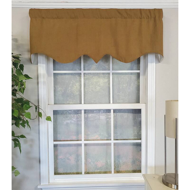 Linen Slub Regal Valance