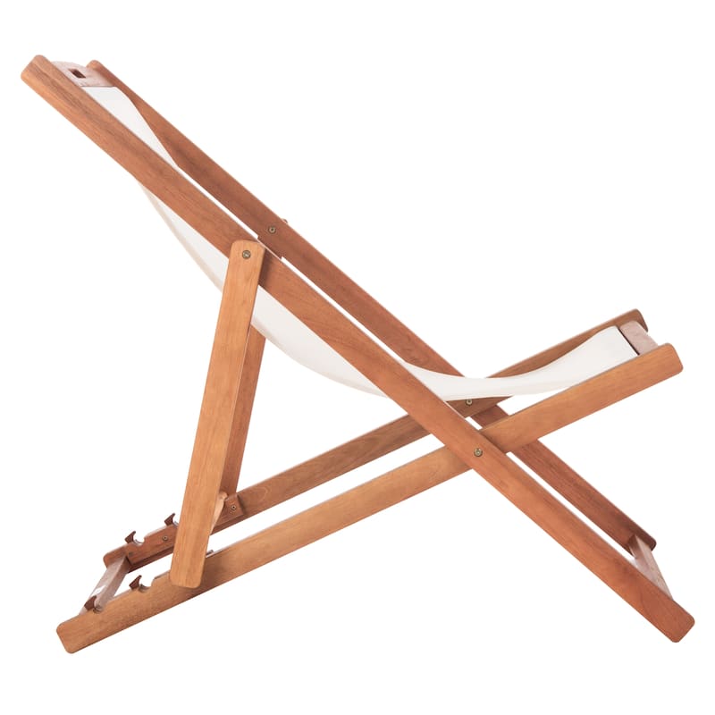 SAFAVIEH Outdoor Natalya Foldable Sling Chair (Set of 2) - 24W x 34D x 41H