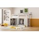 preview thumbnail 20 of 18, White Twin Solid Wood Loft Bed with Drawer & Wardrobes