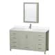 Option Light Green, Nickel Trim, White Quartz Top
