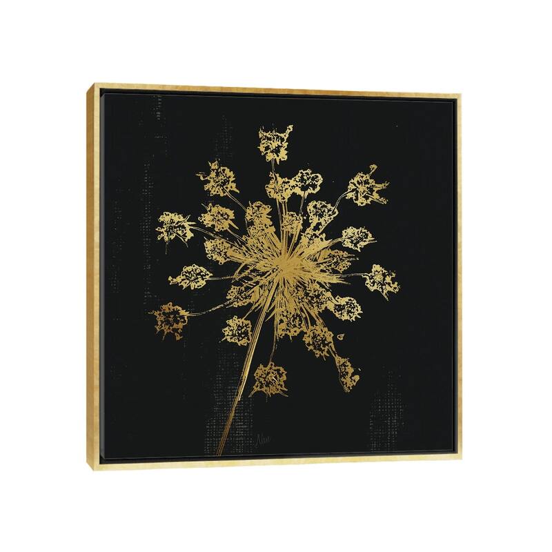 iCanvas "Lacy Gold I" by Nan Framed - Gold - 26x26