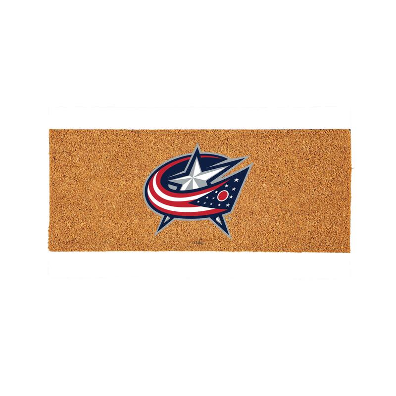 Columbus Blue Jackets Full Color Indoor/Outdoor Coir Mat