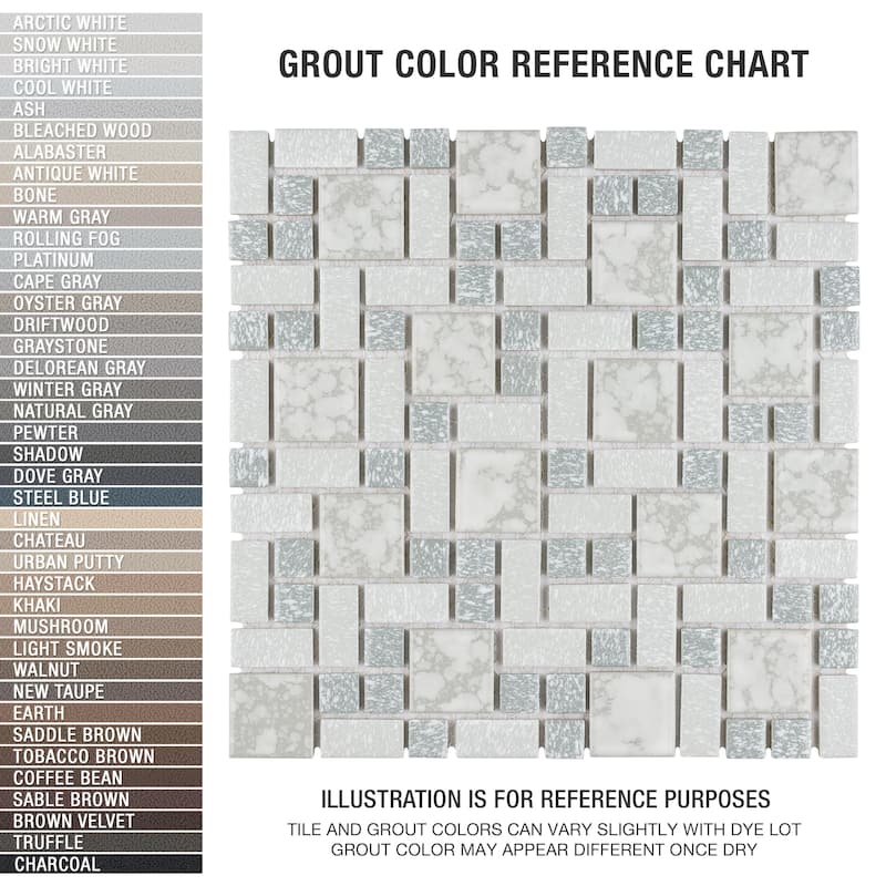Merola Tile University Light Grey 11-3/4" x 11-3/4" Porcelain Floor and Wall Tile