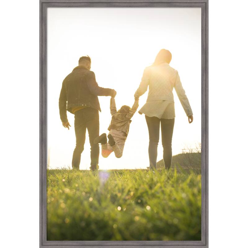 Florence Gold Framed Picture Frame, Photo Frame - 24x36 - Florence Grey