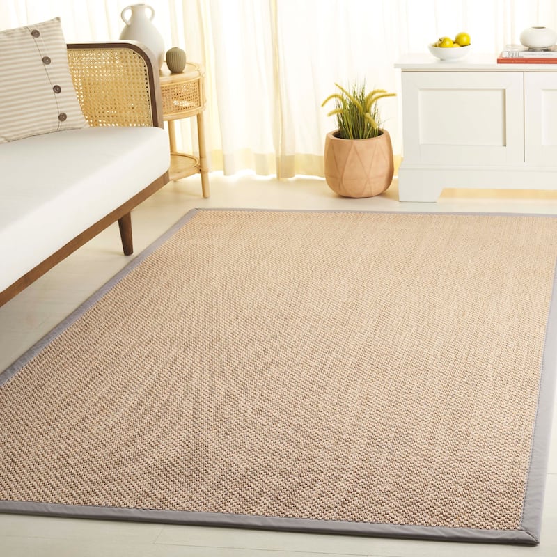 SAFAVIEH Natural Fiber Zhasmina Farmhouse Sisal Rug - Maize/Beige - 5' x 8'