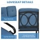 preview thumbnail 10 of 38, Costway 2PCS Patio Loveseat Bench Table Furniture Set Cushioned Chair