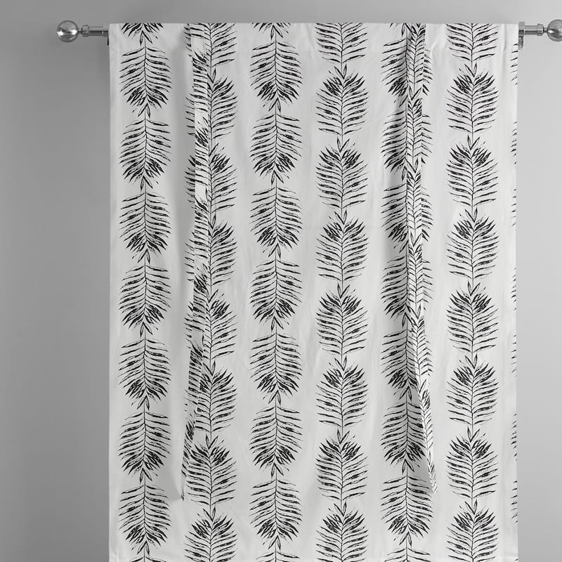 Exclusive Fabrics Sago Printed Cotton Tie-Up Window Shade (1 Panel)