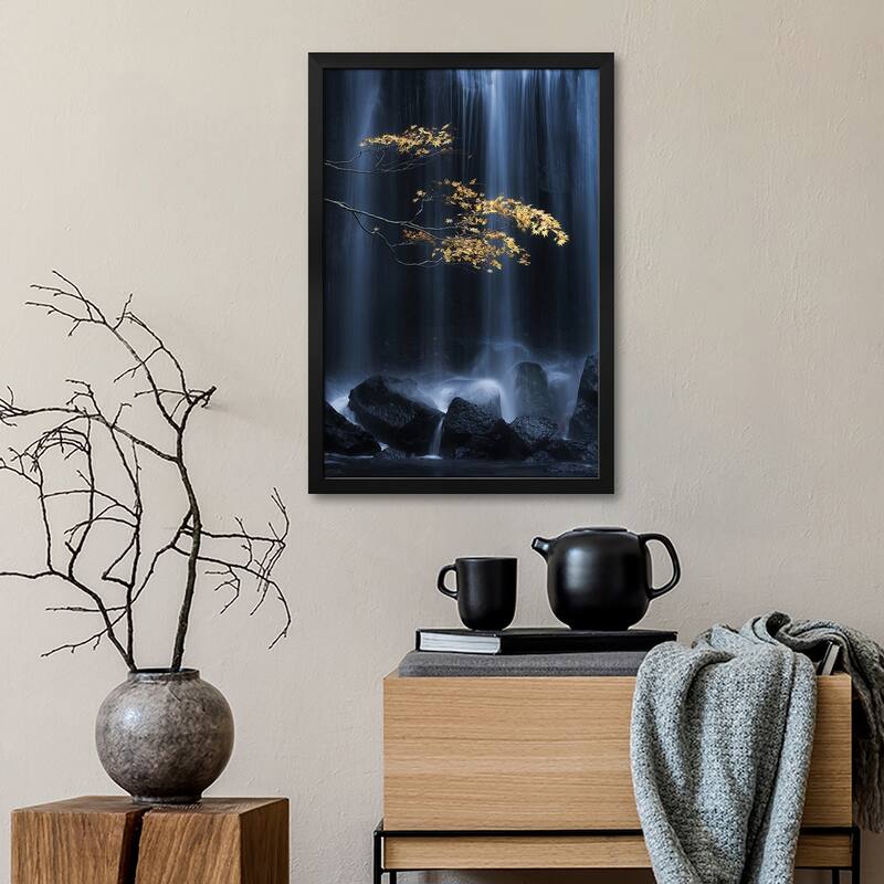 Yellow Autumn Premium Framed Poster by Yuki Yatsushima