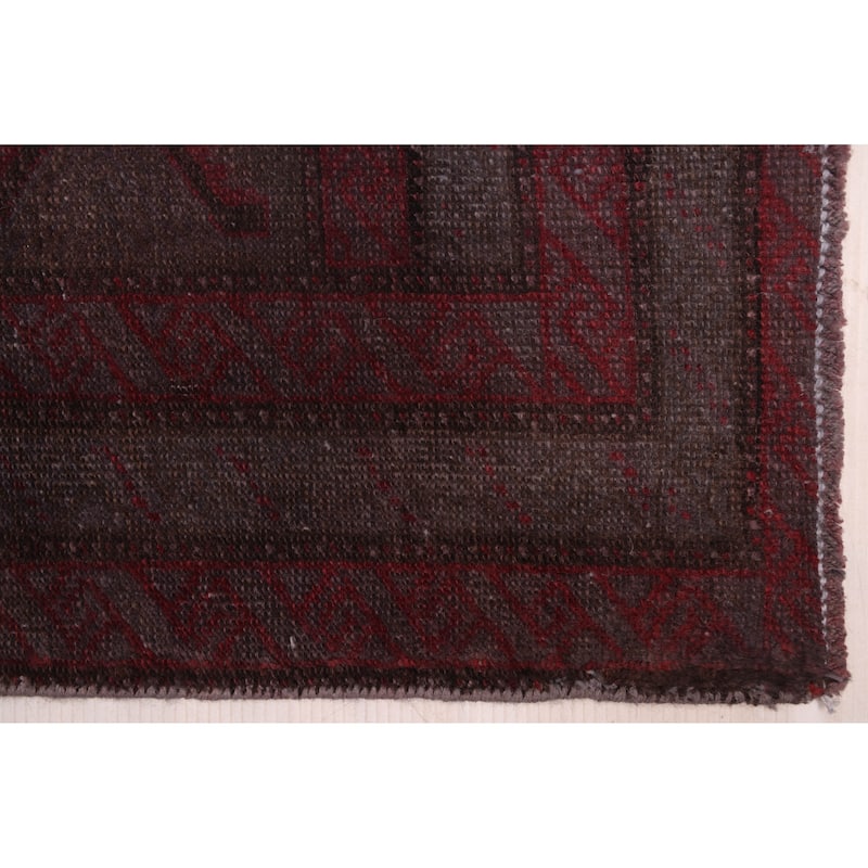 ECARPETGALLERY Hand-knotted Color Transition Grey Wool Rug - 2'8 x 4'6