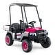 preview thumbnail 19 of 40, Kids Ride On Golf Cart with Remote 24V Rechargeable Battery USB Music and Sun Awning - 53.5" × 28" × 45" (L x W x H)