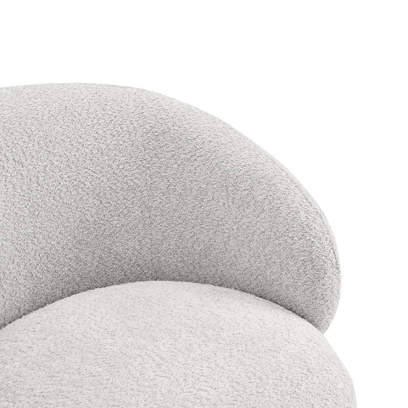 Spruce & Spring Ariel Upholstered Swivel Accent Chair Fabric