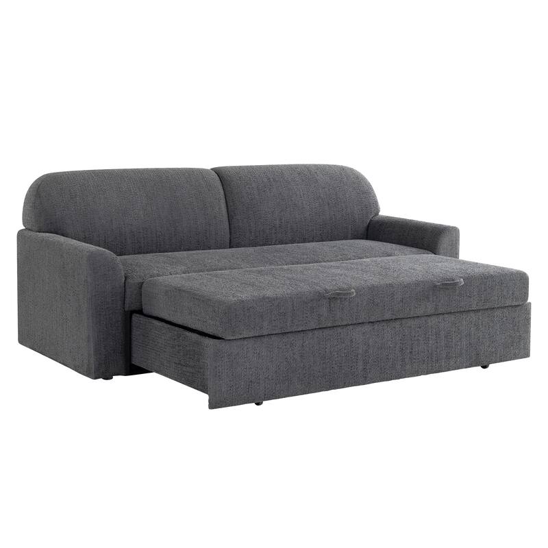 Serta Whitmore Convertible Sofa in Boucle Fabric