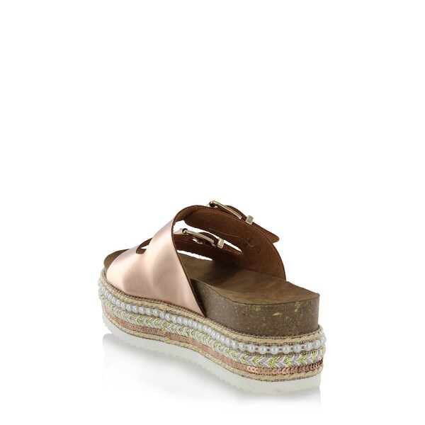 mia gold sandals