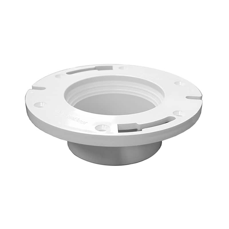 Jones Stephens C51300 3 PVC INSIDE Fitting Closet Flange - White