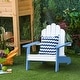 preview thumbnail 29 of 30, Outsunny Kids Pine Wood Adirondack Lounger Chair with Slat Style Backrest and Wide Seat for Age 1-4 - 20" x 19.75" x 20.75"