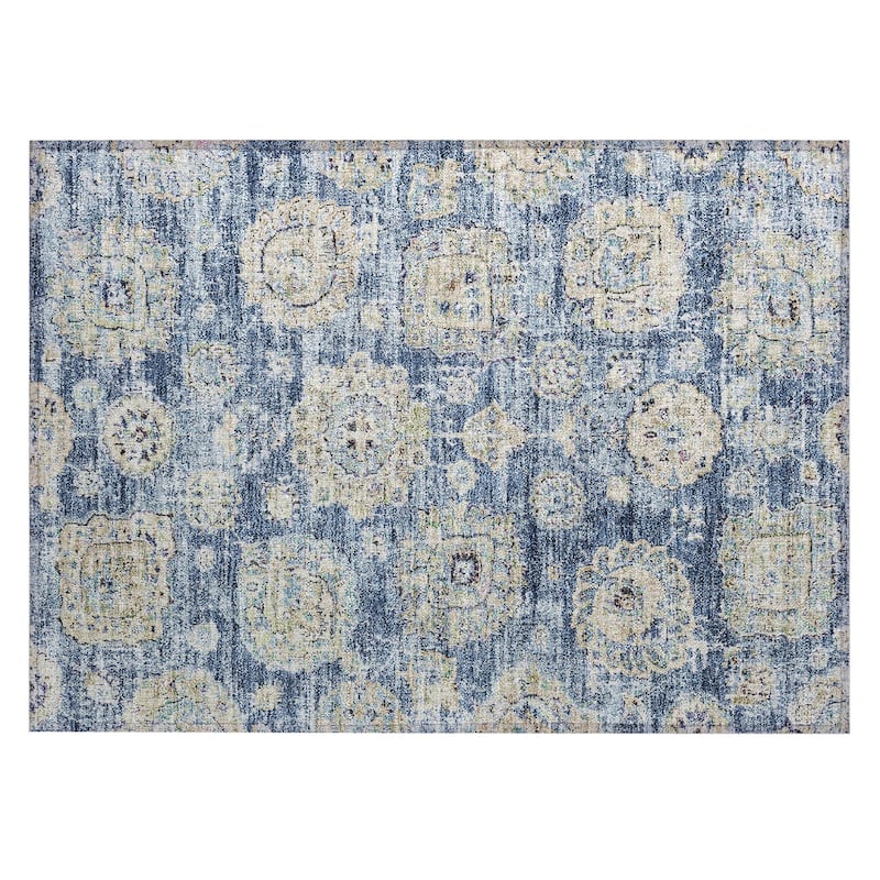 Machine Washable Indoor/ Outdoor Chantille Vintage Persian Rug