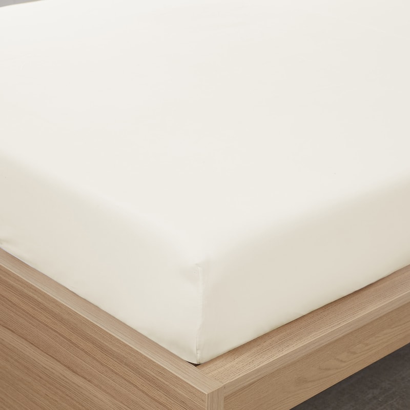Sweet Home Collection Fitted Sheet Brushed Microfiber Bottom Sheets with Built in Sheet Straps