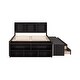 preview thumbnail 29 of 28, Modern Full Size Functional Storage Platform Bed with Drawers