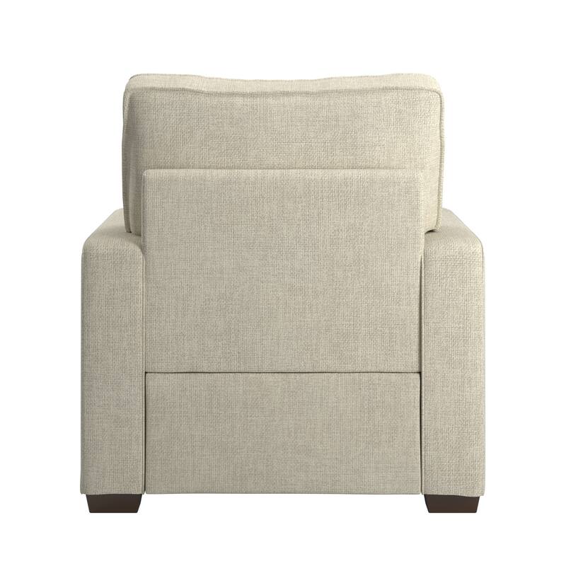 Roros Fabric Upholstered Square Arm Chair by iNSPIRE Q Classic